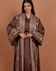 Diva - Brown & Gold kaftan