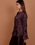 Set of Skirt +Top - Brown