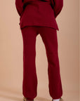 Burgundy Knit Pants
