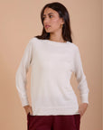 Basic knitwear Top - Off-white
