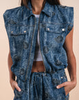 Embellishment shells - Dark Denim Vest