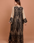 Lumen Guipure kaftan