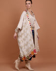 Halo - White coated Kimono + Belt