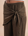 Scarf Pants - café