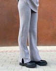 Grey Knit Pants