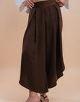 Flowing Pants with vents - café