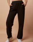 Black Loose fit sweatpants