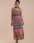 zigzag crochet dress