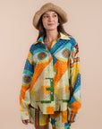 Abstract print shirt