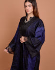 Satin & Lace Indigo Kimono