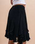 Black Midi skirt