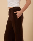 Brown Loose fit Sweatpants