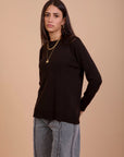 Basic knitwear Top - Black