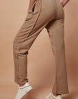 Beige Loose fit Sweatpants