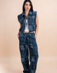 Checkers Denim Vest