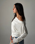 Draped Top - Offwhite