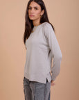 Basic knitwear Top - Grey