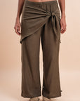 Scarf Pants - café