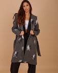 BOSS LADY Coat in Grey