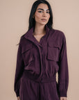 Peach skin plum set