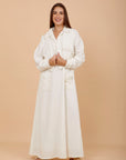 Off-white Linen & Crochet sleeveless dress
