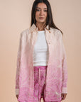 Grading pink embro shorts