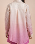 Grading yellow/pink embro shirt