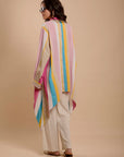 Stripes pink & white shirt