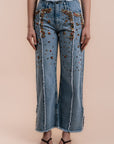 Boyfriend Jeans gold embelishments