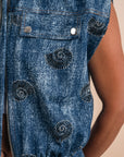 Embellishment shells - Dark Denim Vest