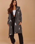 BOSS LADY Coat in Grey