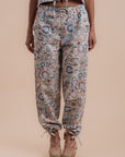Floral print Pants + Vest Set