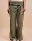 Scarf Pants - olive