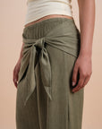 Scarf Pants - olive
