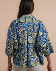 Blue Floral shirt