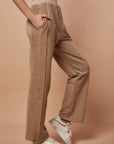 Beige Loose fit Sweatpants