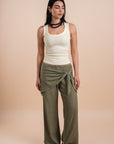 Scarf Pants - olive