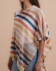 Stripes Crochet cape