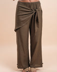 Scarf Pants - café