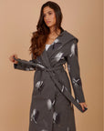 BOSS LADY Coat in Grey