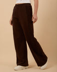 Brown Loose fit Sweatpants