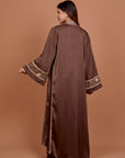 Diva - Brown & Gold kaftan