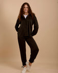 Black Crushed satin Set (2 pcs)