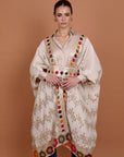 Halo - White coated Kimono + Belt