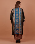 Tribal Blue & gold Kaftan