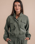Peach skin olive set