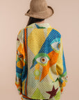 Abstract print shirt