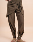 Scarf Pants - café