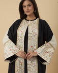 Black Floral Garden Kimono - nahlaelalfydesigns