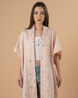 Embro Pink stripes Kaftan - nahlaelalfydesigns